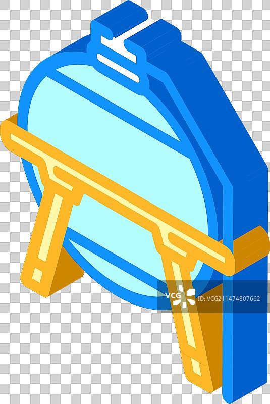 燃料电池储能2.5D图标图片素材