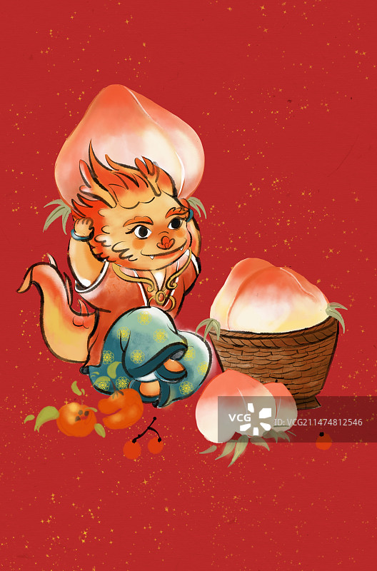 吉龙送福图片素材