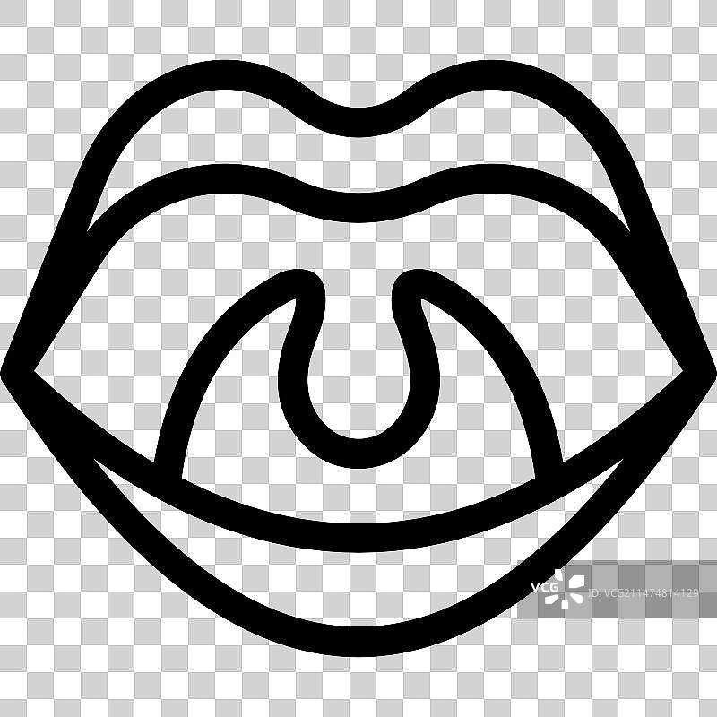 扁桃体是位于两侧的两个淋巴结图片素材