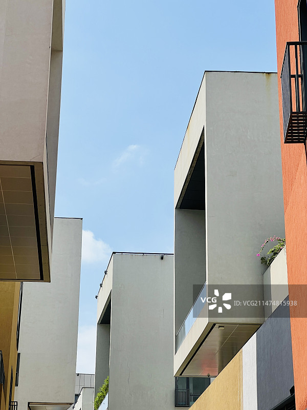 错落的房屋设计图片素材