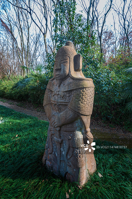 南京古浡泥国王墓图片素材