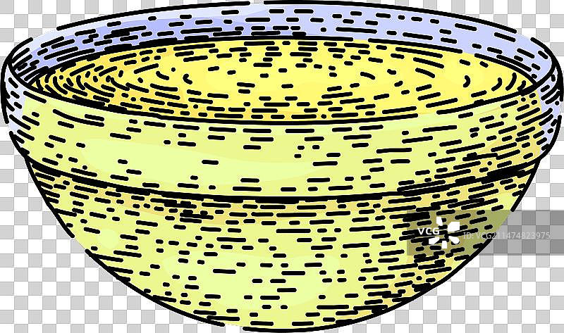 手绘药用月见草草图图片素材