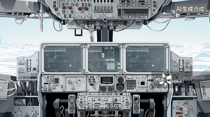 【AI数字艺术】城市建筑的低角度透视图片素材