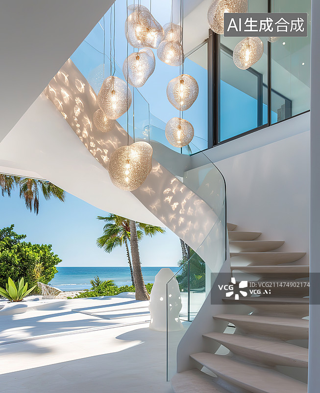 【AI数字艺术】酒店外部风光图片素材