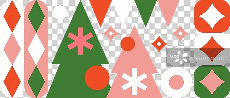 冬季图案几何背景图片素材