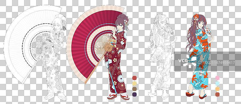 涂色书图片素材