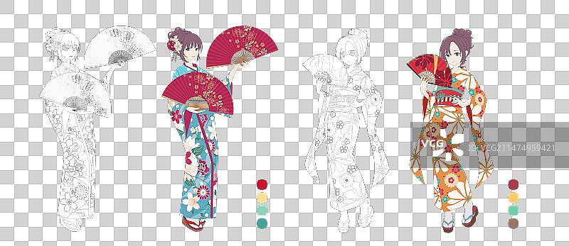 涂色书图片素材