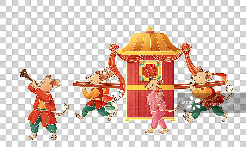 老鼠娶亲图片素材