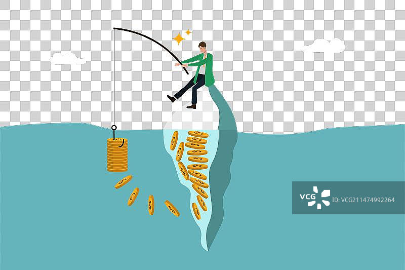 吸引财富力量以吸引商机图片素材