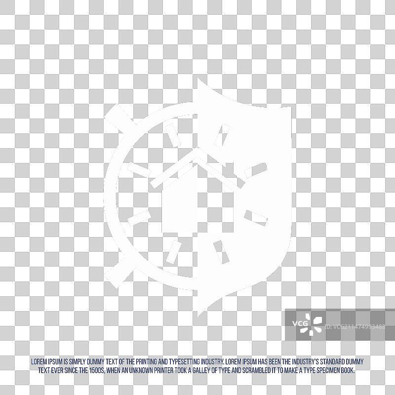 带有保险箱图案的现代专业Logo图片素材