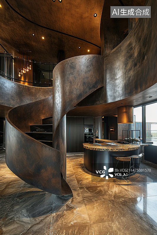 【AI数字艺术】室内空间住宅建筑图片素材