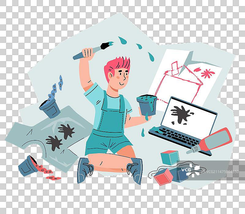 培养孩子养成良好习惯图片素材