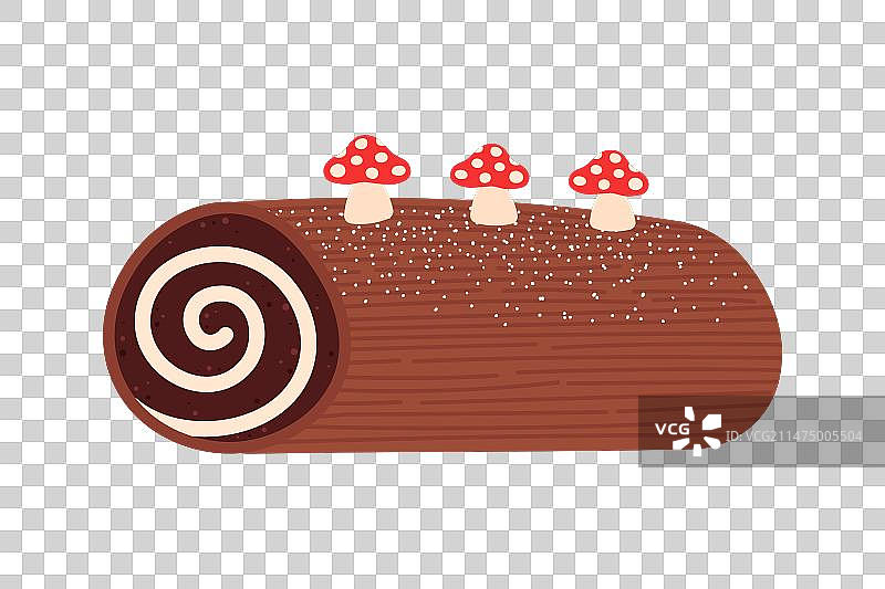 圣诞柴薪蛋糕传统圣诞蛋糕图片素材