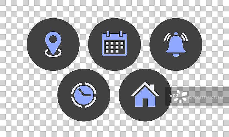 位置地图图钉地址日期时间地点图片素材