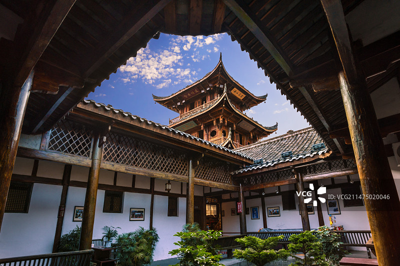 阆中古镇图片素材