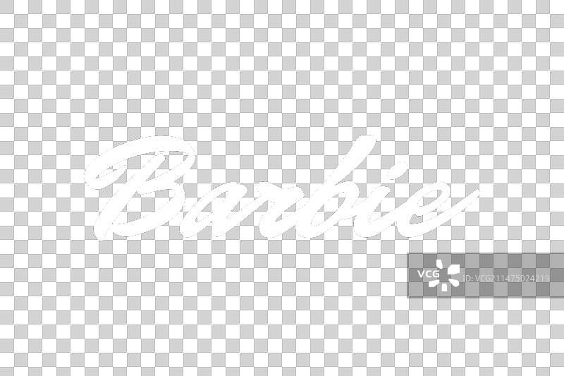 芭比粉色标志玩偶图片素材