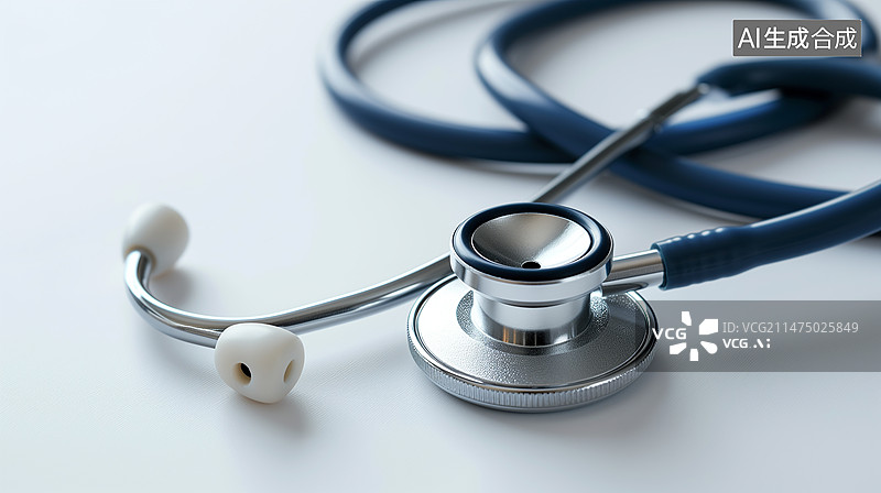 【AI数字艺术】一个写实的听诊器图片素材