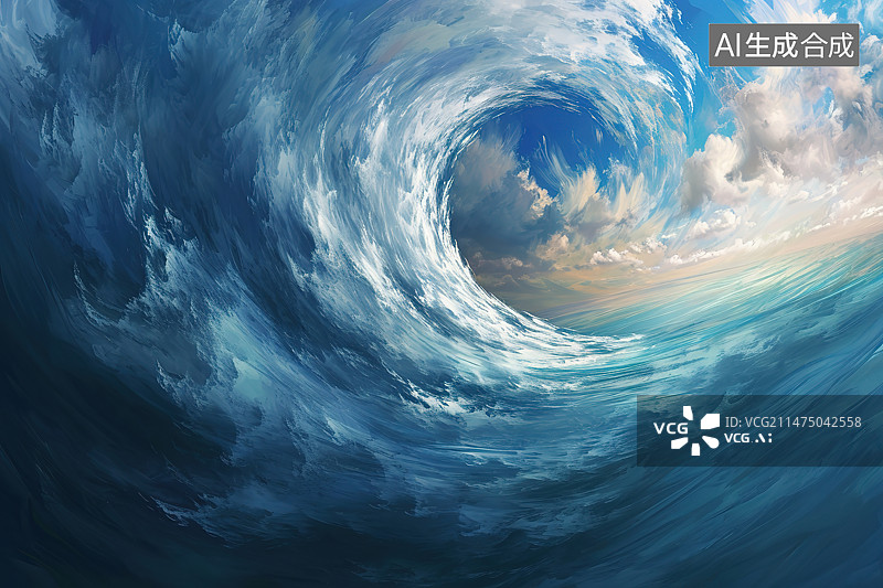 【AI数字艺术】抽象图案的全帧拍摄图片素材