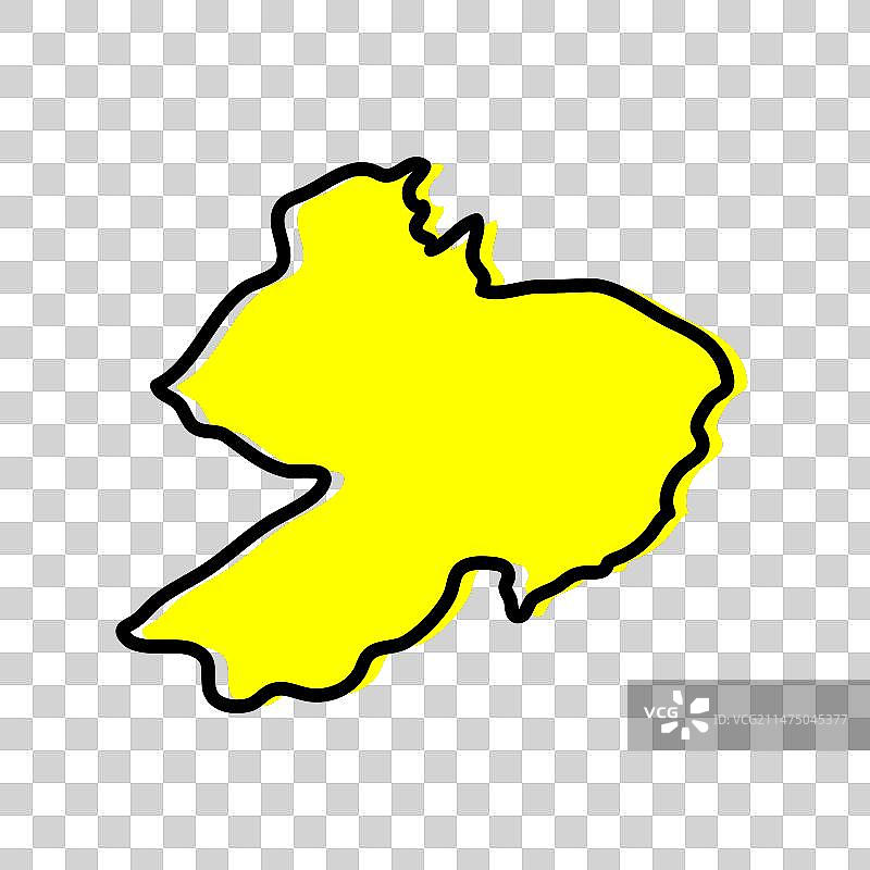 利比里亚共和国gbarpolu州地图图片素材