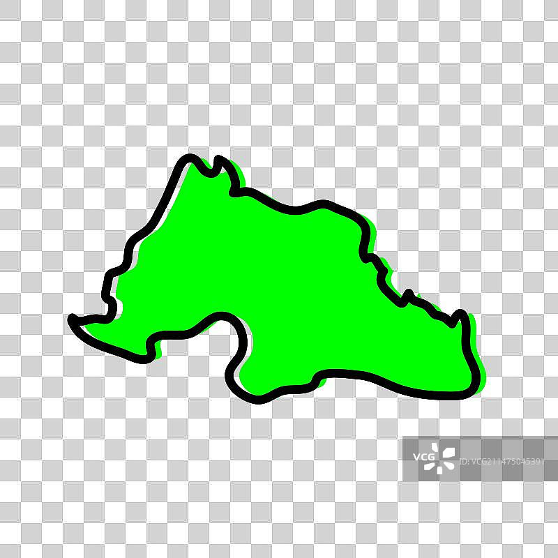 利比里亚大吉德州地图图片素材