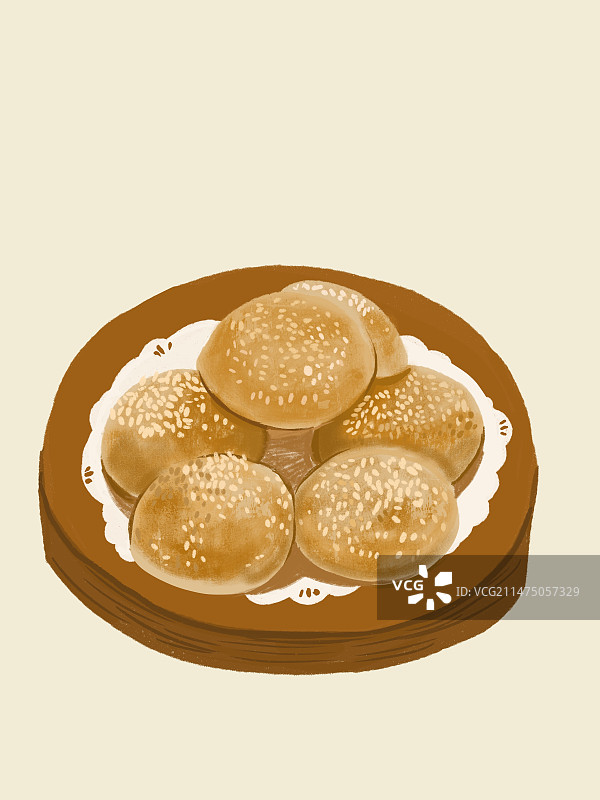 蟹壳黄图片素材