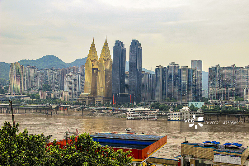 中国重庆嘉陵江景点图片素材