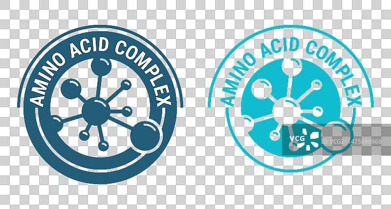 含分子的氨基酸复合物标签图片素材