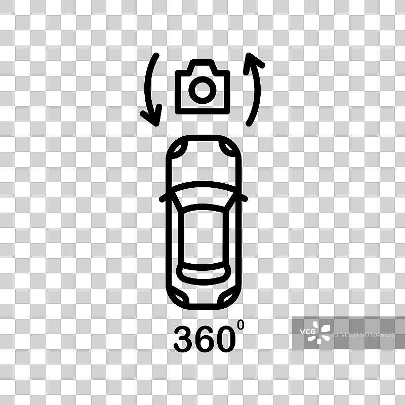 汽车环绕视图图标图片素材