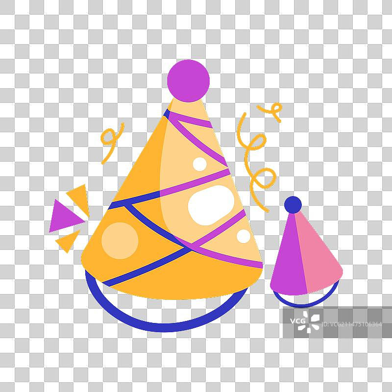 派对庆典彩色帽子图片素材