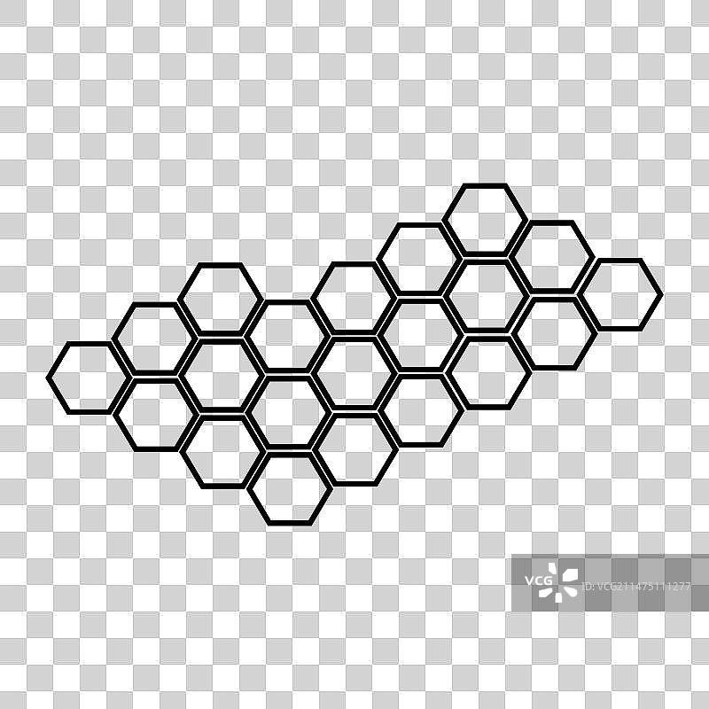 蜂巢图标图片素材