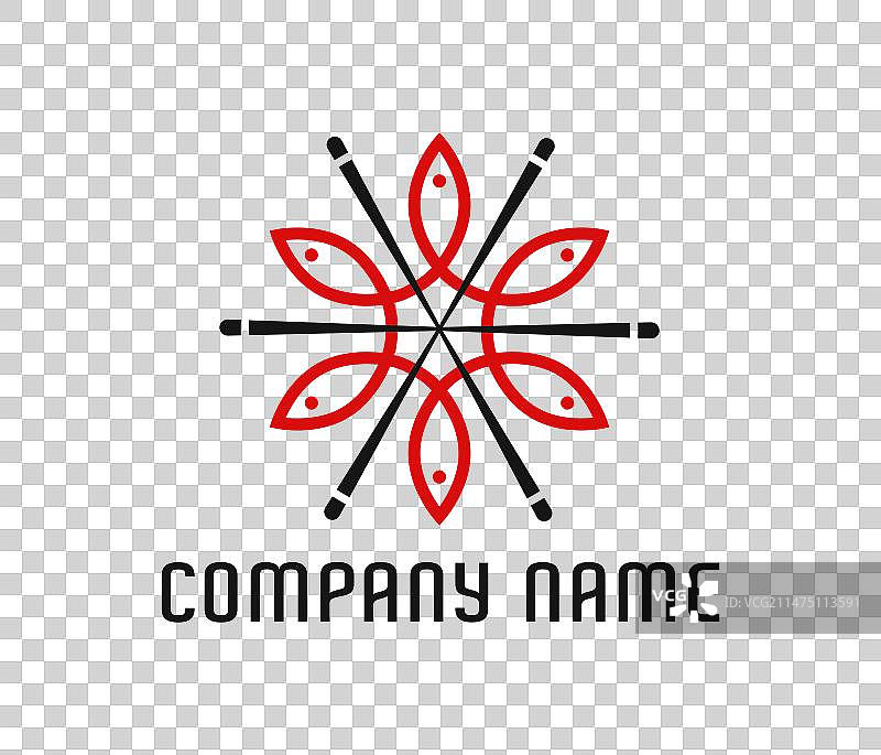 鱼肉盖饭Logo设计图片素材