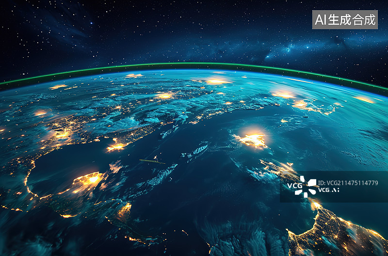 【AI数字艺术】星空银河夜景背景图片素材