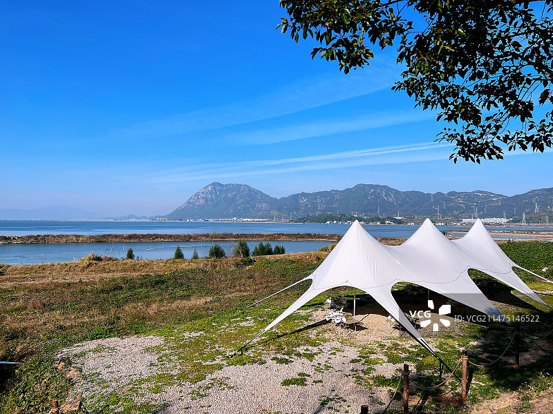 宁德霞浦冬瓜山摄影休闲观日落最佳位置之一图片素材