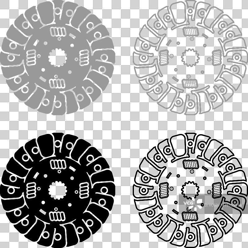 汽车离合器片罩（自动变速器）图片素材