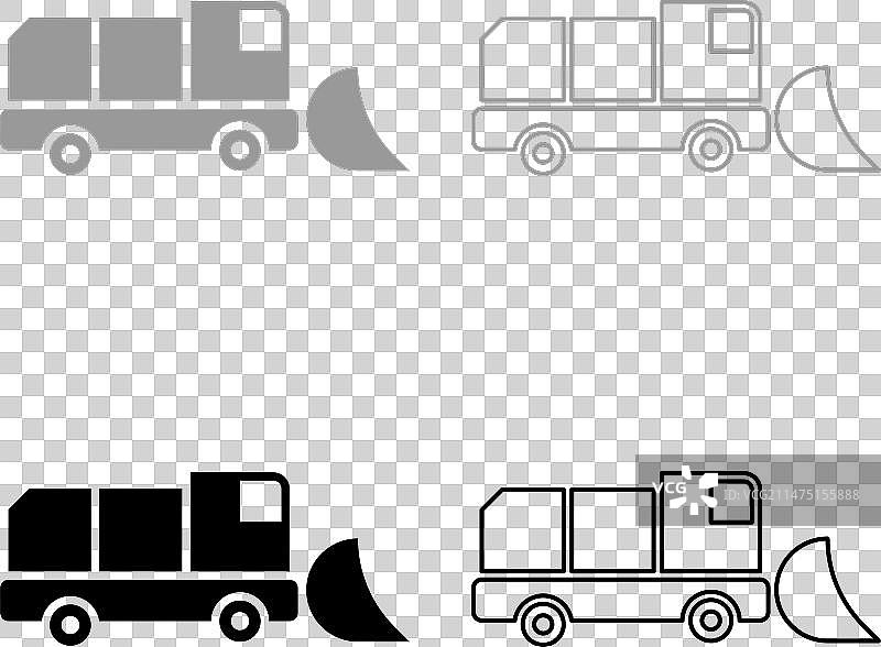 清雪机铲雪车图片素材