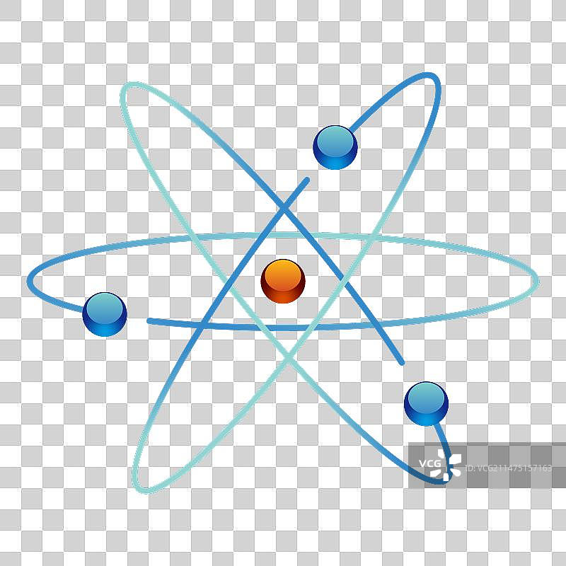 核能原子符号科学图标图片素材