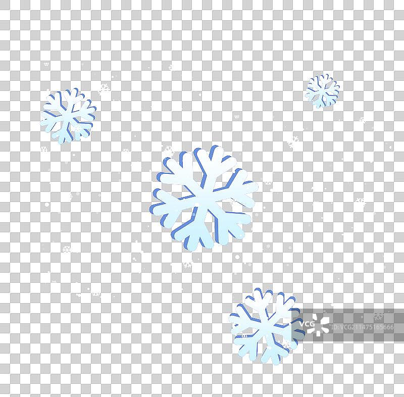 雪花冬天冰雪寒冷图片素材
