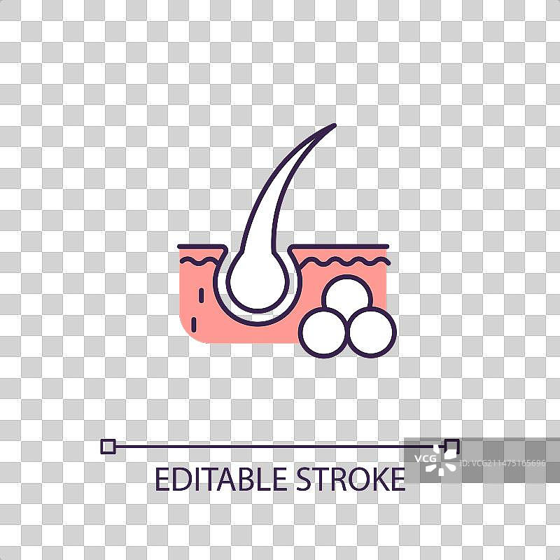 2.5D可定制细线间充质干细胞图标图片素材