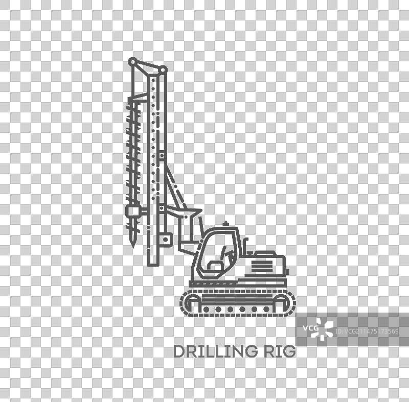 水井钻井设备图片素材