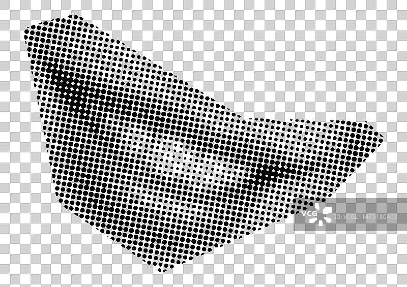 嘴唇微笑吐舌头Y2K朋克黑点图片素材