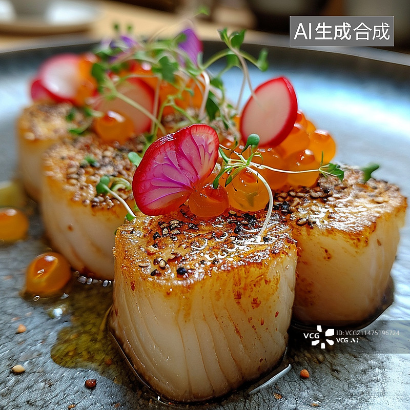 【AI数字艺术】点心图片素材