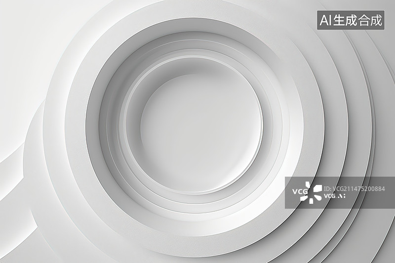 【AI数字艺术】正上方白色背景下的螺旋笔记本图片素材