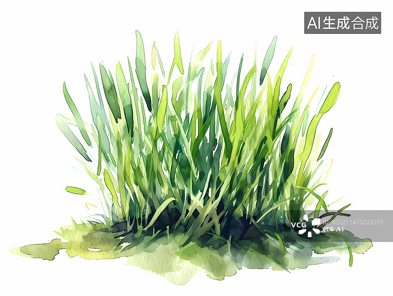 【AI数字艺术】二十四节气——立春主题插画（万物复苏，草木发芽）图片素材