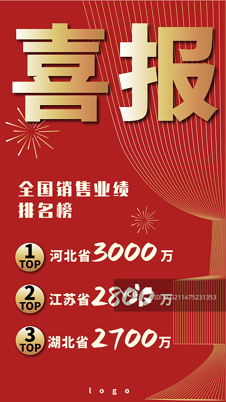 喜报战报报喜海报矢量模板图片素材