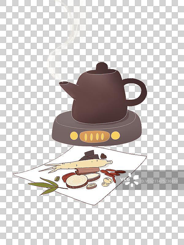 老人中医中药养生图片素材