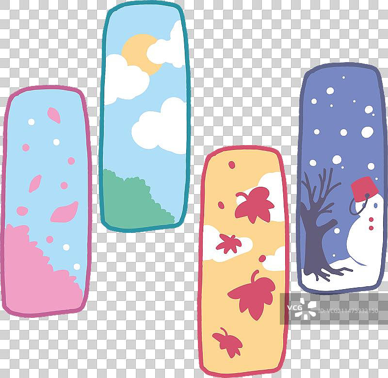 四季自然循环艺术场景图片素材