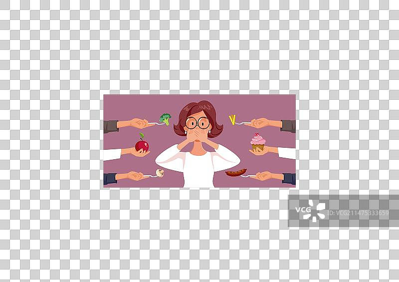 人们给女人送食物图片素材