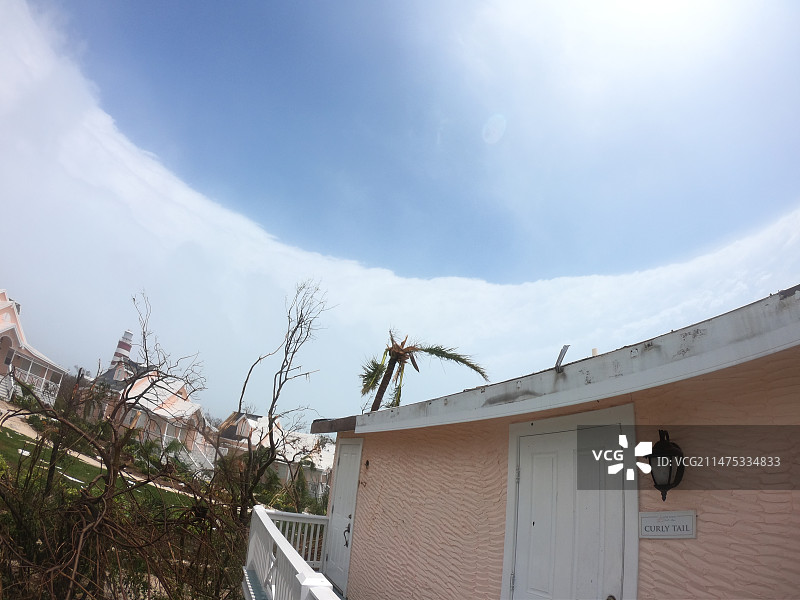 多里安飓风眼图片素材