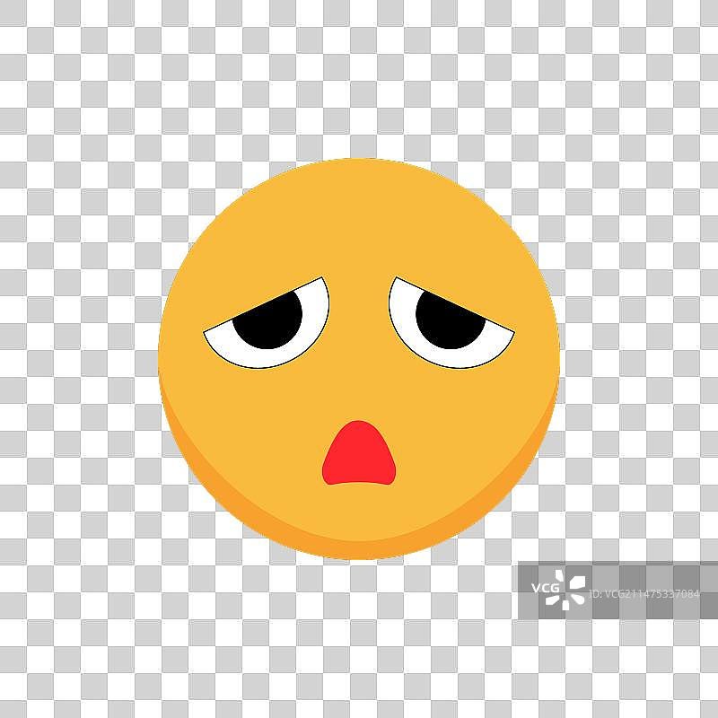 卡通表情符号扁平图案图片素材