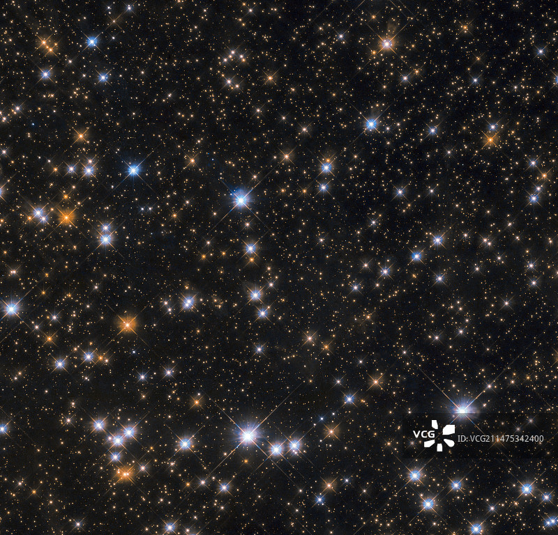 梅西耶11疏散星团，哈勃影像图片素材